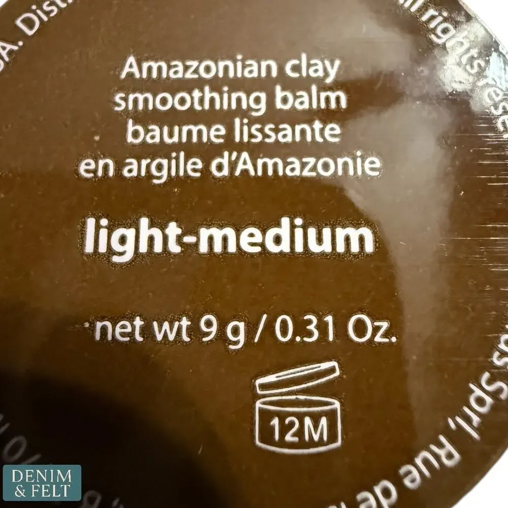 NEW tarte Amazonian Clay Smoothing Balm Light Medium Pressed Powder Compact